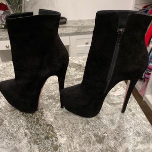 Brand New Christian Louboutin Platform Booties